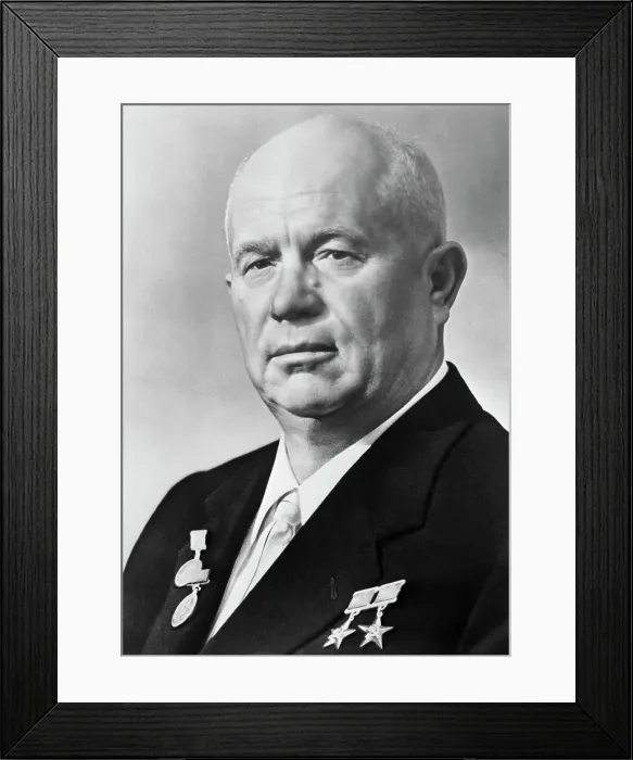 Framed Print : Nikita Khrushchev Framed Print : Nikita Khrushchev