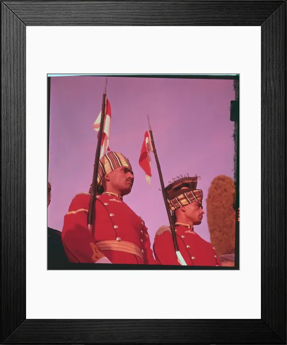 Framed Print : Turbaned Guards Framed Print : Turbaned Guards