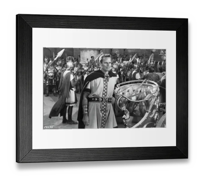Framed Print : Charlon Heston as Ben Hur Framed Print : Charlon Heston as Ben Hur