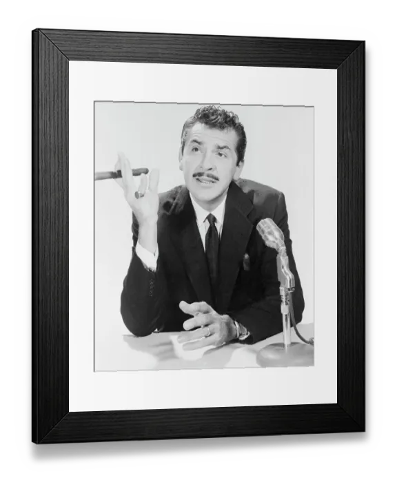 Framed Print : Comedian Ernie Kovacs Framed Print : Comedian Ernie Kovacs