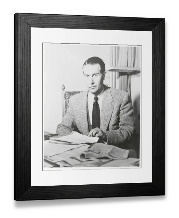 Framed Print : Portrait of Gerhard Schroder Framed Print : Portrait of Gerhard Schroder