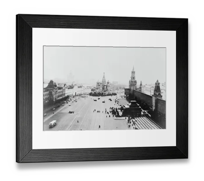 Framed Print : Aerial View of Red Square Framed Print : Aerial View of Red Square