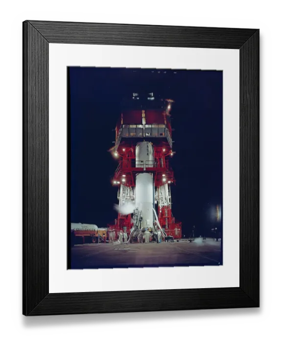 Framed Print : Pioneer IV on Launch Pad Framed Print : Pioneer IV on Launch Pad