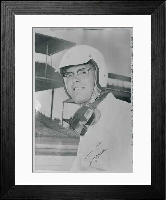 Framed Print : Jerry Unser Smiling Framed Print : Jerry Unser Smiling
