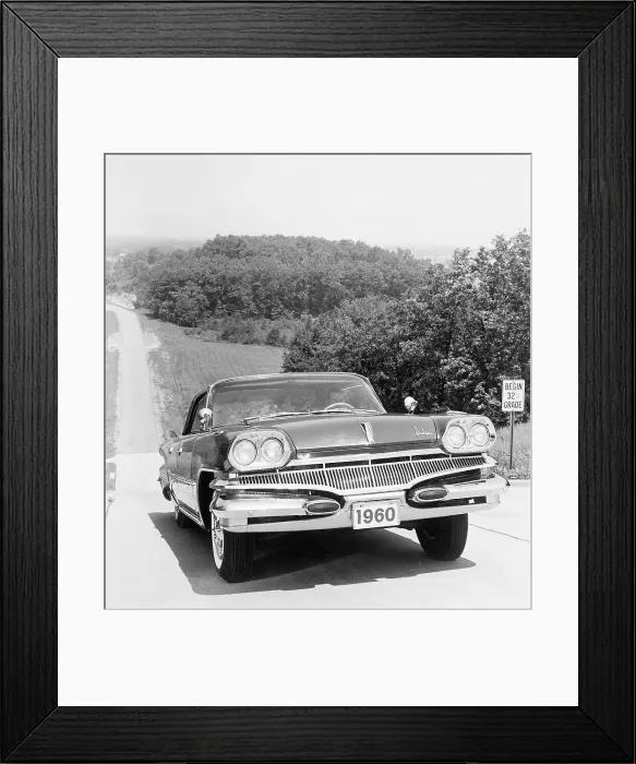 Framed Print : Front View of 1960 Dodge Dart Framed Print : Front View of 1960 Dodge Dart