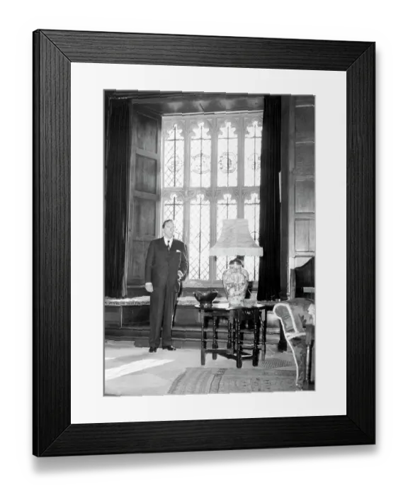 Framed Print : J. Paul Getty At Sutton Place Framed Print : J. Paul Getty At Sutton Place