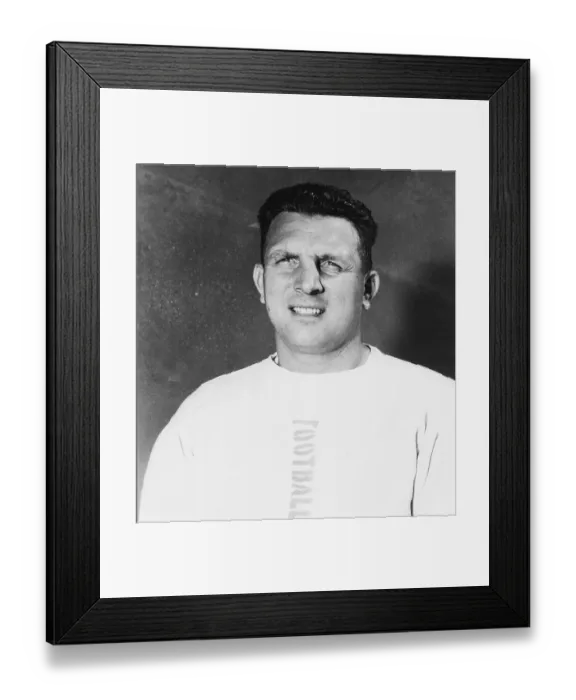 Framed Print : Lou Saban, football coach at Western Illinois University Framed Print : Lou Saban, football coach at Western Illinois University