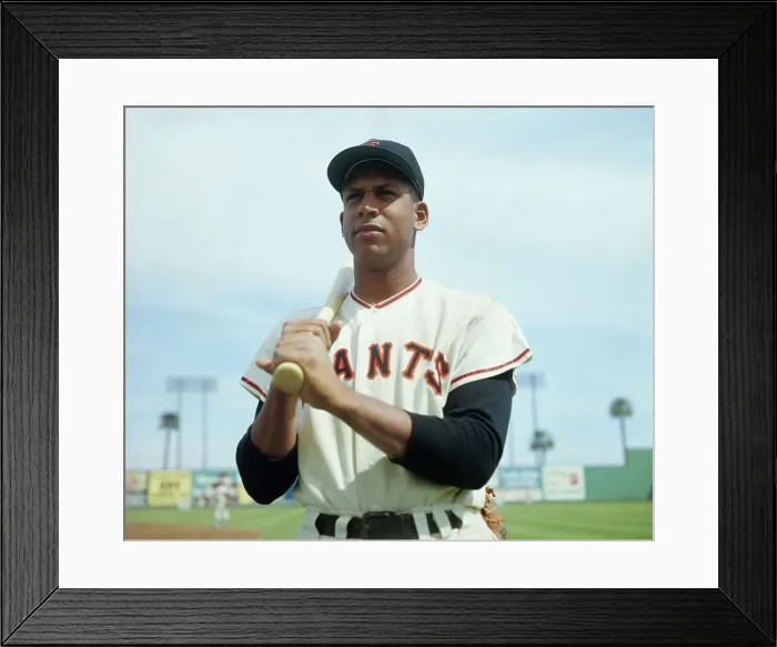 Framed Print : Orlando Cepeda Posing with Bat Framed Print : Orlando Cepeda Posing with Bat