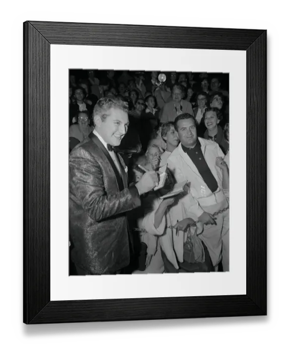 Framed Print : Liberace and His Fans Framed Print : Liberace and His Fans
