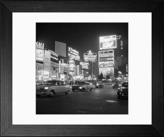 Framed Print : Night Scene In Times Square Framed Print : Night Scene In Times Square