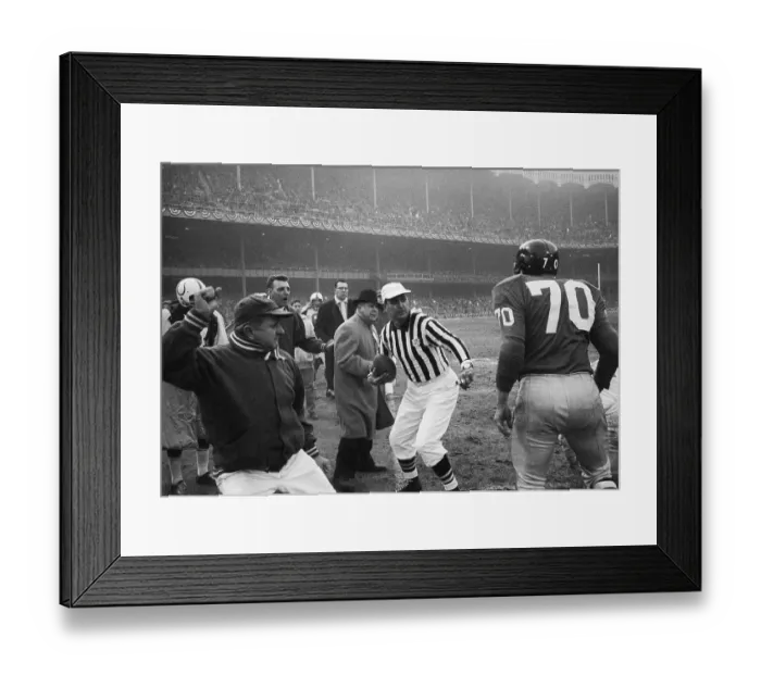 Framed Print : Dispute During Title Game Framed Print : Dispute During Title Game