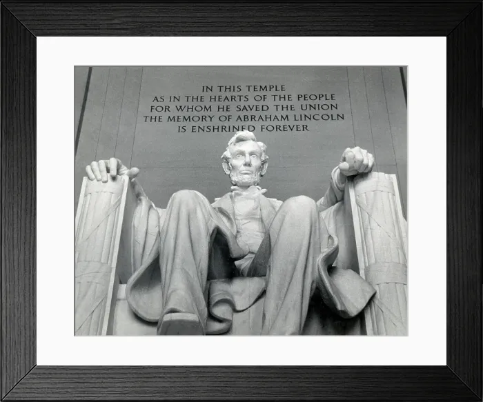 Framed Print : Lincoln by Daniel Chester French
