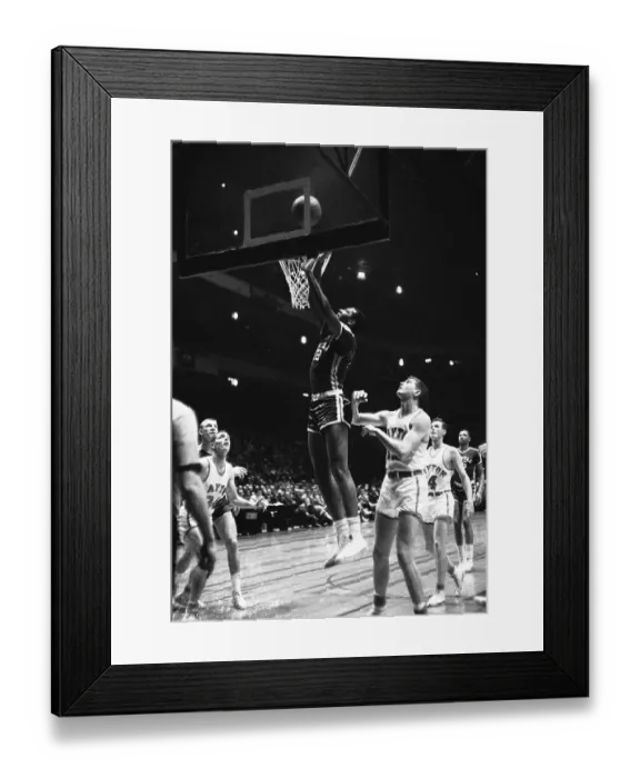Framed Print : Elgin Baylor Going for a Rebound Framed Print : Elgin Baylor Going for a Rebound
