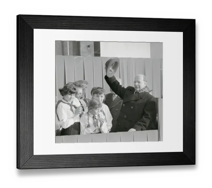 Framed Print : Walter Ulbricht Waving His Hat Framed Print : Walter Ulbricht Waving His Hat