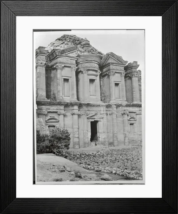 Framed Print : Exterior View of Temple of El-Deir Framed Print : Exterior View of Temple of El-Deir
