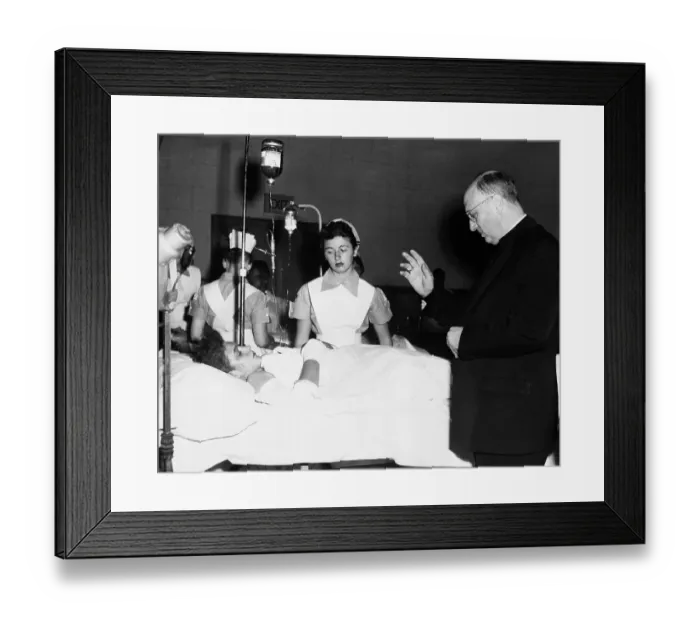 Framed Print : Fire and the Aftermath at Our Lady of the Angels Roman Catholic School Framed Print : Fire and the Aftermath at Our Lady of the Angels Roman Catholic School
