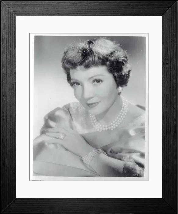 Framed Print : Portrait of Claudette Colbert Framed Print : Portrait of Claudette Colbert