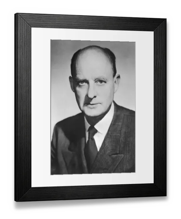 Framed Print : Reinhold Niebuhr Posing Framed Print : Reinhold Niebuhr Posing