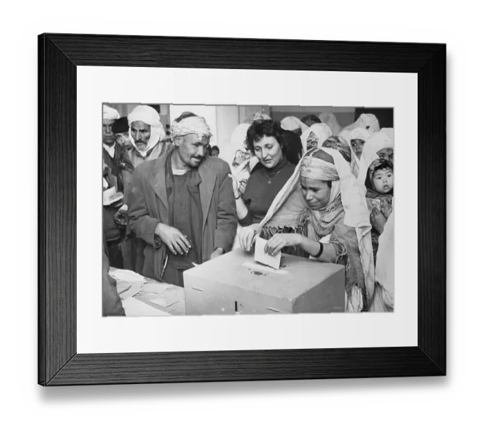 Framed Print : Citizens Voting Their Ballots Framed Print : Citizens Voting Their Ballots