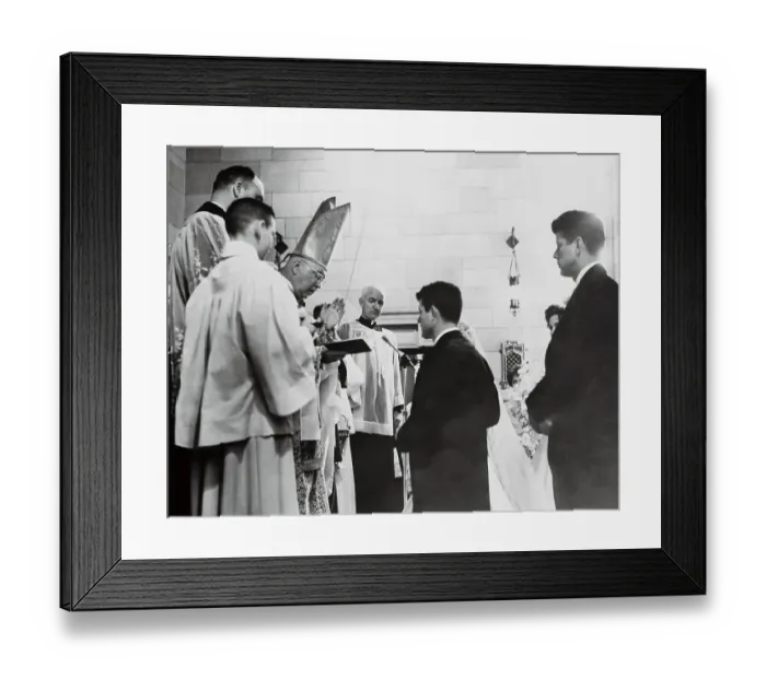 Framed Print : Edward Kennedy Getting Married Framed Print : Edward Kennedy Getting Married