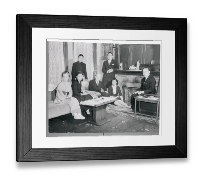 Framed Print : Michiko Shoda and Her Family Framed Print : Michiko Shoda and Her Family