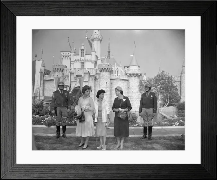 Framed Print : Princess Sophie and Annette Funicello at Disneyland Framed Print : Princess Sophie and Annette Funicello at Disneyland