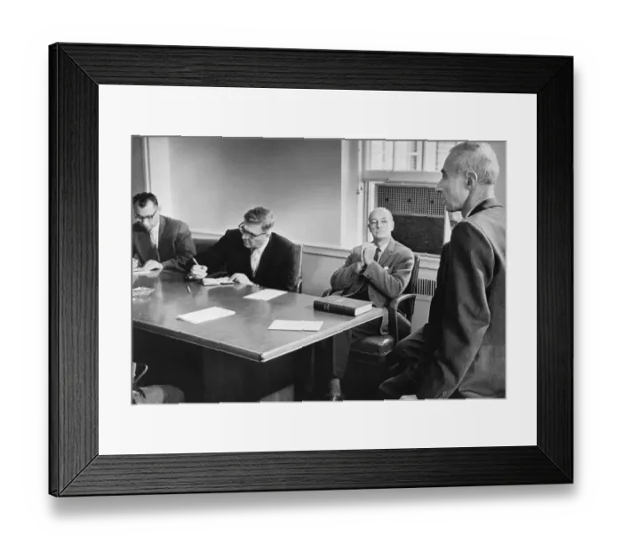 Framed Print : J. Robert Oppenheimer With Soviets Framed Print : J. Robert Oppenheimer With Soviets