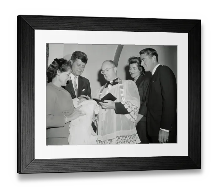 Framed Print : Senator Kennedy Attending Christening Sevices Framed Print : Senator Kennedy Attending Christening Sevices