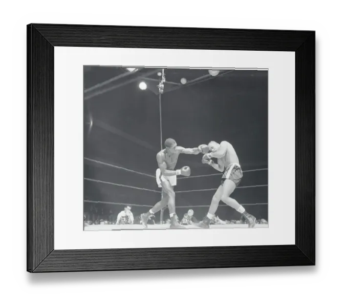 Framed Print : Boxer Receiving Head Punch Framed Print : Boxer Receiving Head Punch