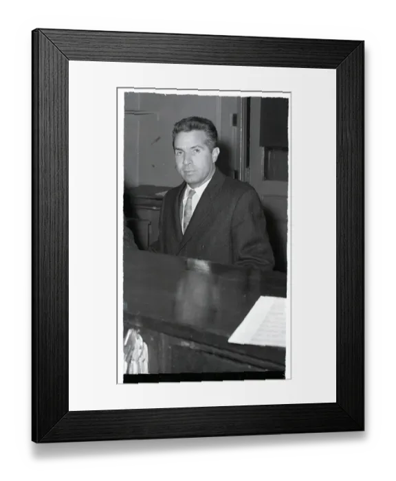Framed Print : Albert Freedman, Producer Of Crooked Gam Framed Print : Albert Freedman, Producer Of Crooked Gam
