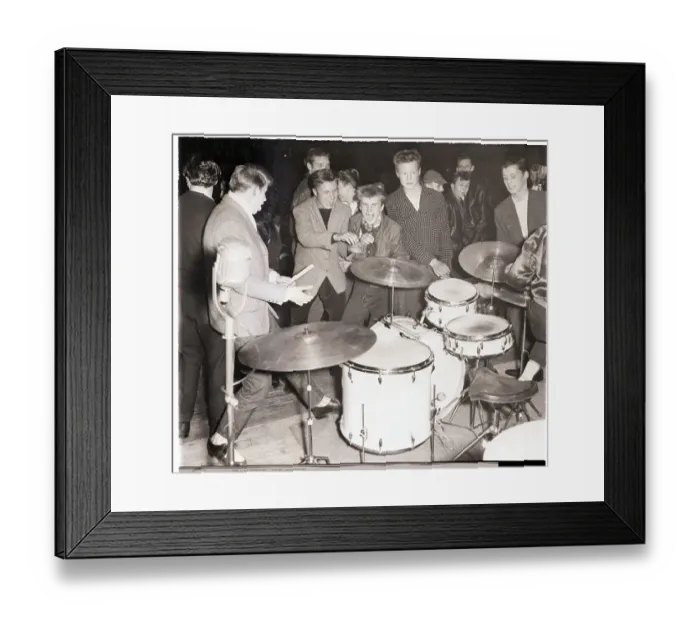 Framed Print : Riot at Bill Haley Concert in Berlin Framed Print : Riot at Bill Haley Concert in Berlin