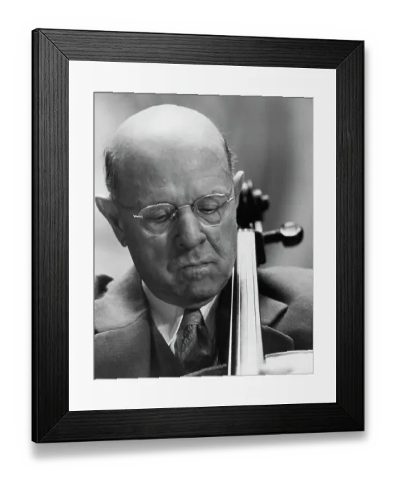 Framed Print : Pablo Casals Playing Cello Framed Print : Pablo Casals Playing Cello