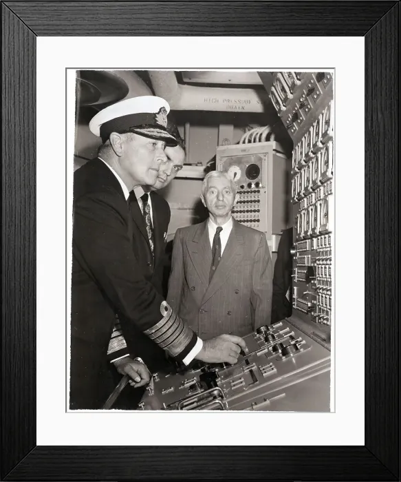 Framed Print : Military Officers at Atomic Power Laboratory Framed Print : Military Officers at Atomic Power Laboratory