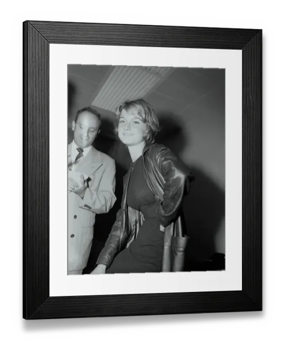 Framed Print : Portrait of Mijanou Bardot Framed Print : Portrait of Mijanou Bardot