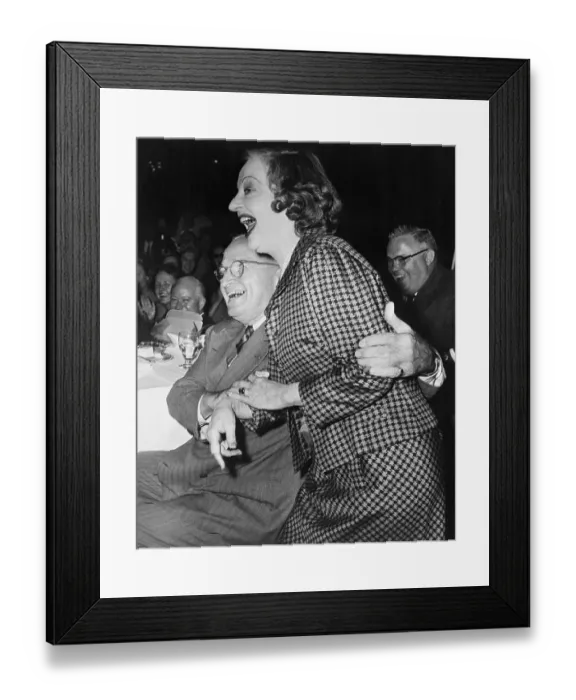 Framed Print : President Harry S. Truman with Tallulah Bankhead