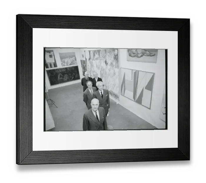 Framed Print : Harry F. Guggenheim with Others Framed Print : Harry F. Guggenheim with Others