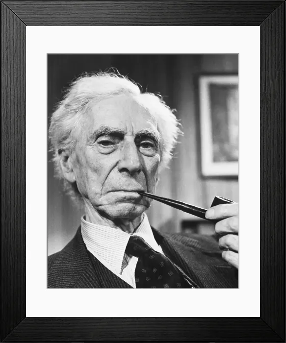 Framed Print : Bertrand Russell