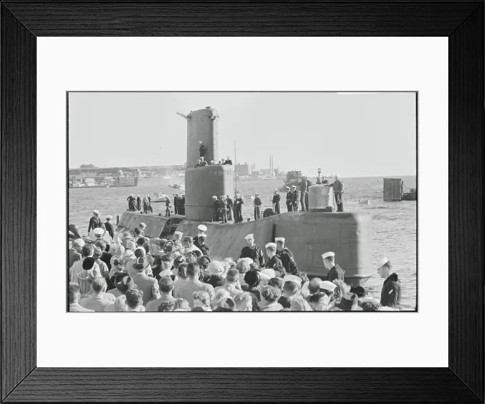 Framed Print : Submarine Soldiers Meeting the General Public Framed Print : Submarine Soldiers Meeting the General Public