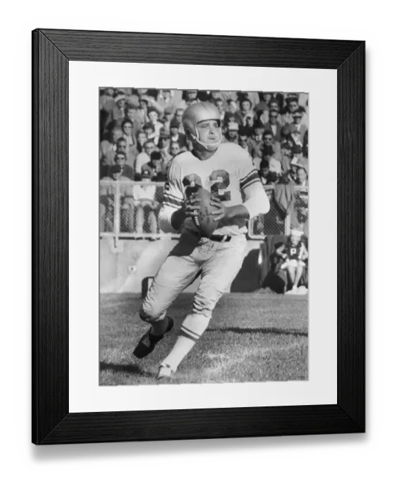 Framed Print : Detroit Lions Quarterback Bobby Layne Framed Print : Detroit Lions Quarterback Bobby Layne