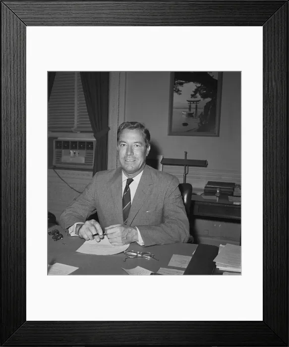 Framed Print : Portrait of Elwood R Quesada Framed Print : Portrait of Elwood R Quesada