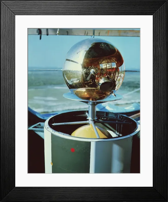 Framed Print : Cloud Cover Satellite on Vanguard Rocket Framed Print : Cloud Cover Satellite on Vanguard Rocket