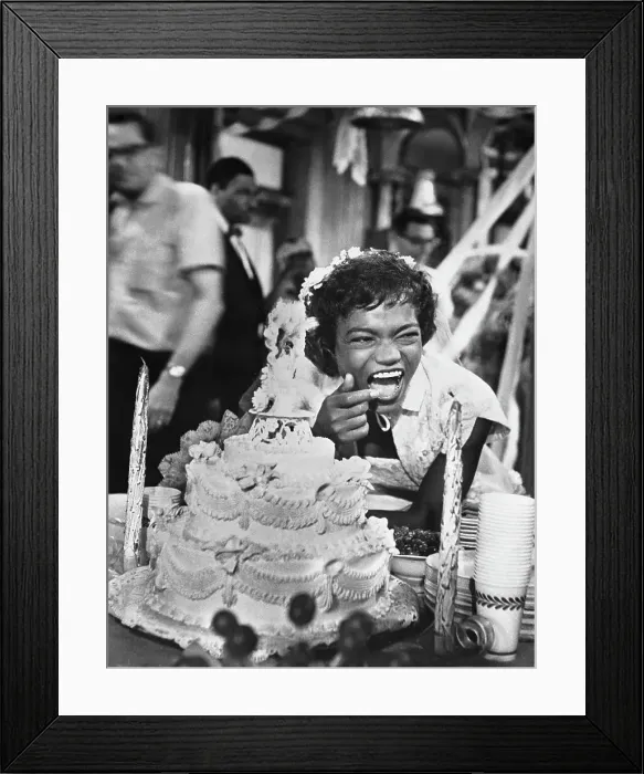 Framed Print : Eartha Kitt Laughing Framed Print : Eartha Kitt Laughing