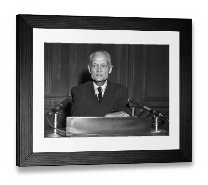 Framed Print : Sherman Adams Resigning From White House Framed Print : Sherman Adams Resigning From White House