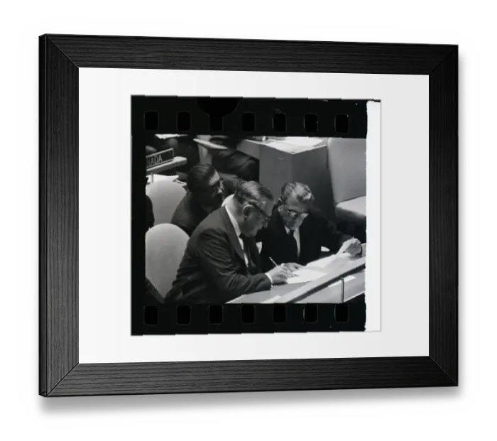 Framed Print : Brazilian Ambassador & Foreign Minister Framed Print : Brazilian Ambassador & Foreign Minister