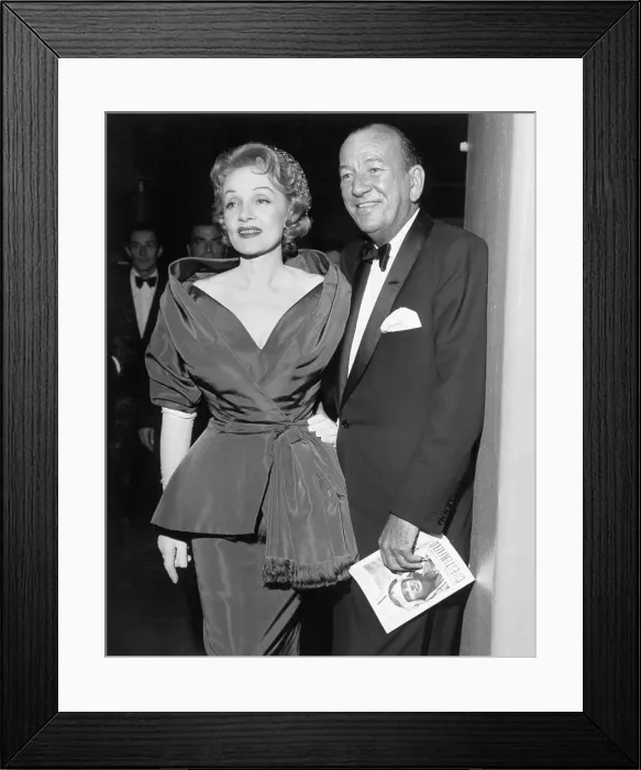 Framed Print : Marlene Dietrich And Noel Coward Framed Print : Marlene Dietrich And Noel Coward