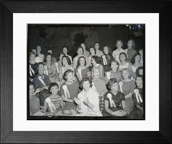 Framed Print : Miss America 1958 Wis Pageant Framed Print : Miss America 1958 Wis Pageant