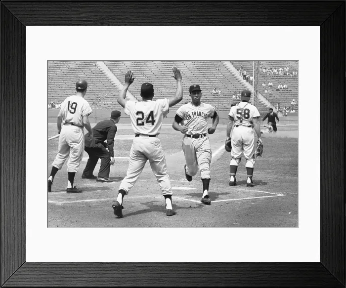 Framed Print : Orlando Cepeda Crossing Home Plate Framed Print : Orlando Cepeda Crossing Home Plate