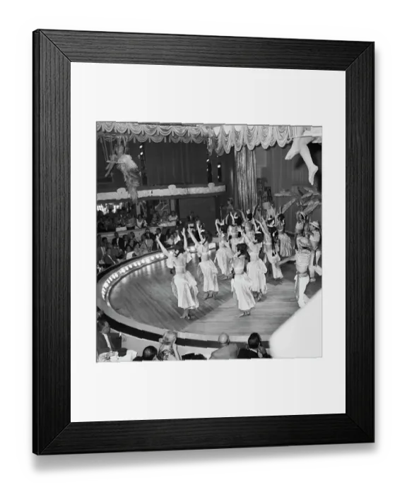 Framed Print : Latin Quarter Floor Show, 1958 Framed Print : Latin Quarter Floor Show, 1958