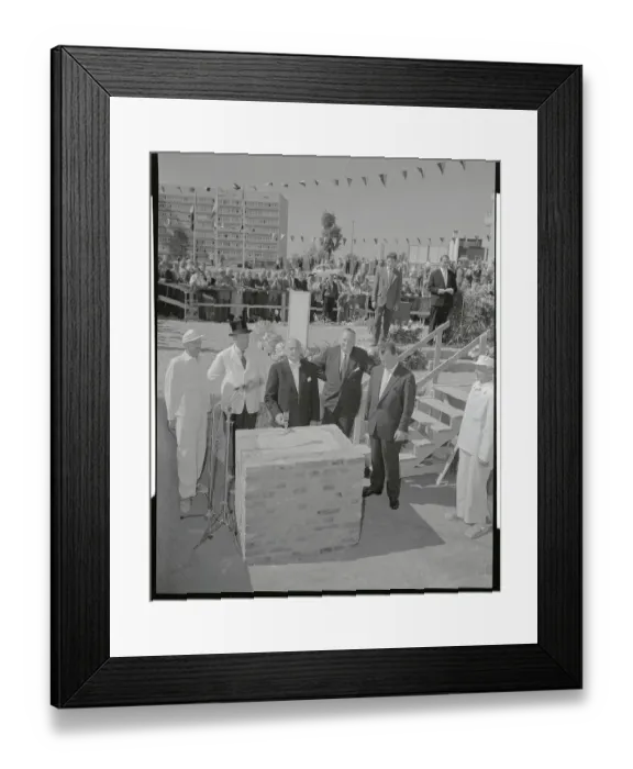 Framed Print : Businessman and German Officials at Cornerstone Laying Ceremony of Berlin Academy of Arts Framed Print : Businessman and German Officials at Cornerstone Laying Ceremony of Berlin Academy of Arts