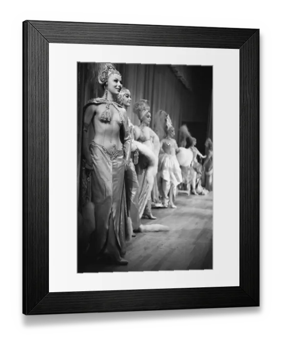 Framed Print : Showgirls at Latin Quarter Nightclub in New York Framed Print : Showgirls at Latin Quarter Nightclub in New York